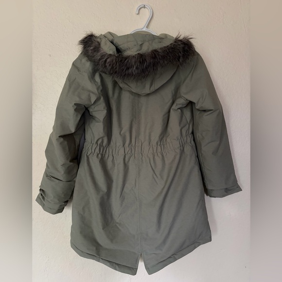 Columbia Other - Columbia Olive Green Parka with Faux Fur Hood Trim